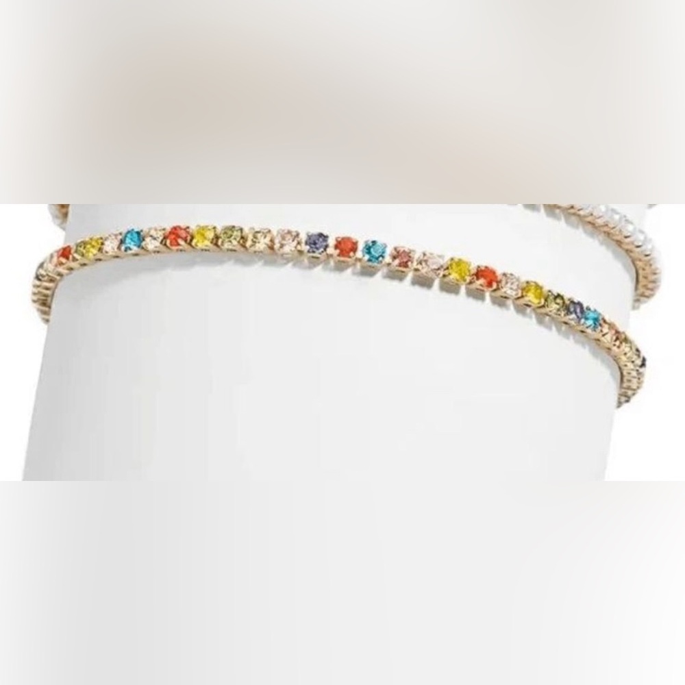 BaubleBar Gold Multicolor Bracelet - Picture 3 of 3